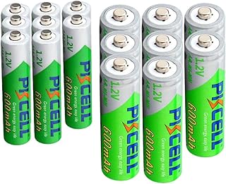 NIMH AA AAA Battery Combo Pack 16 Precharged Low Self Discharged AA AAA 600mAh Battery 8pc(AA+AAA)
