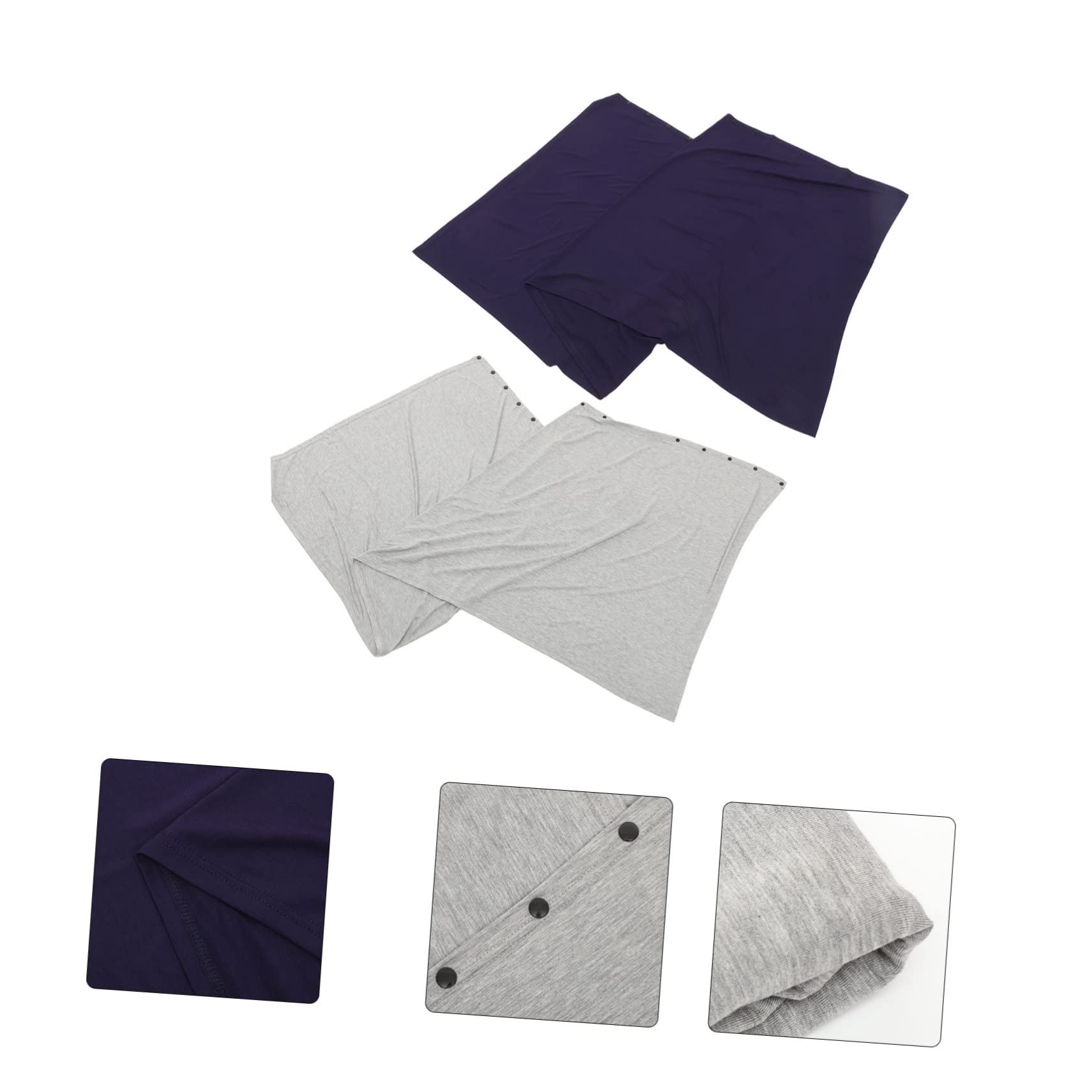 Hohopeti 2stücke Stillponcho Für Baumwolle Stillüberzug Für Stillende Mütter Stillschal Für Wind Und Sonnenschutz Im Kinderwagen Bettdecke Verwendbar