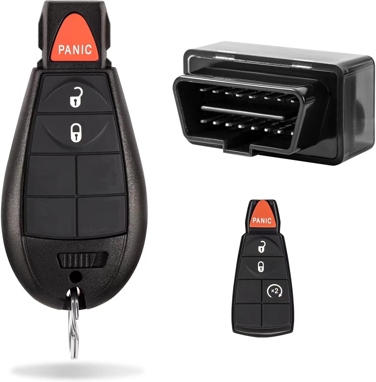 Amazon.com: Car Key Fob Kit Compatible for Chrysler 300 Town Country ...