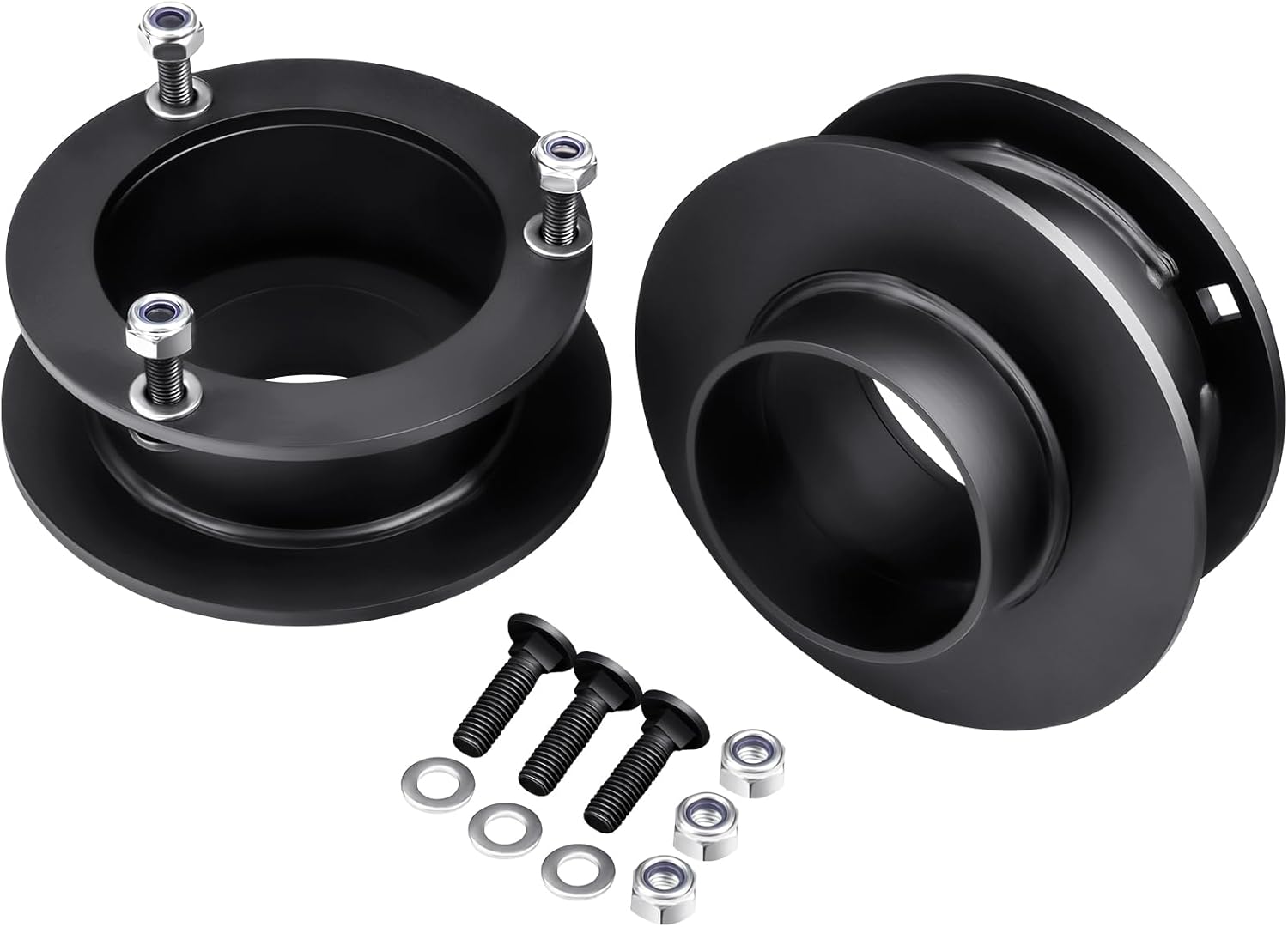 HHCSOP 2.5" Front Leveling Lift Kit Compatible with 1994-2001 Dodge Ram 1500 4WD, 1994-2013 Ram 2500 4WD, 1994-2012 Ram 3500 4WD, 2.5 inch Solid Steel Struct Spacer Coil Spring Lift Spacers