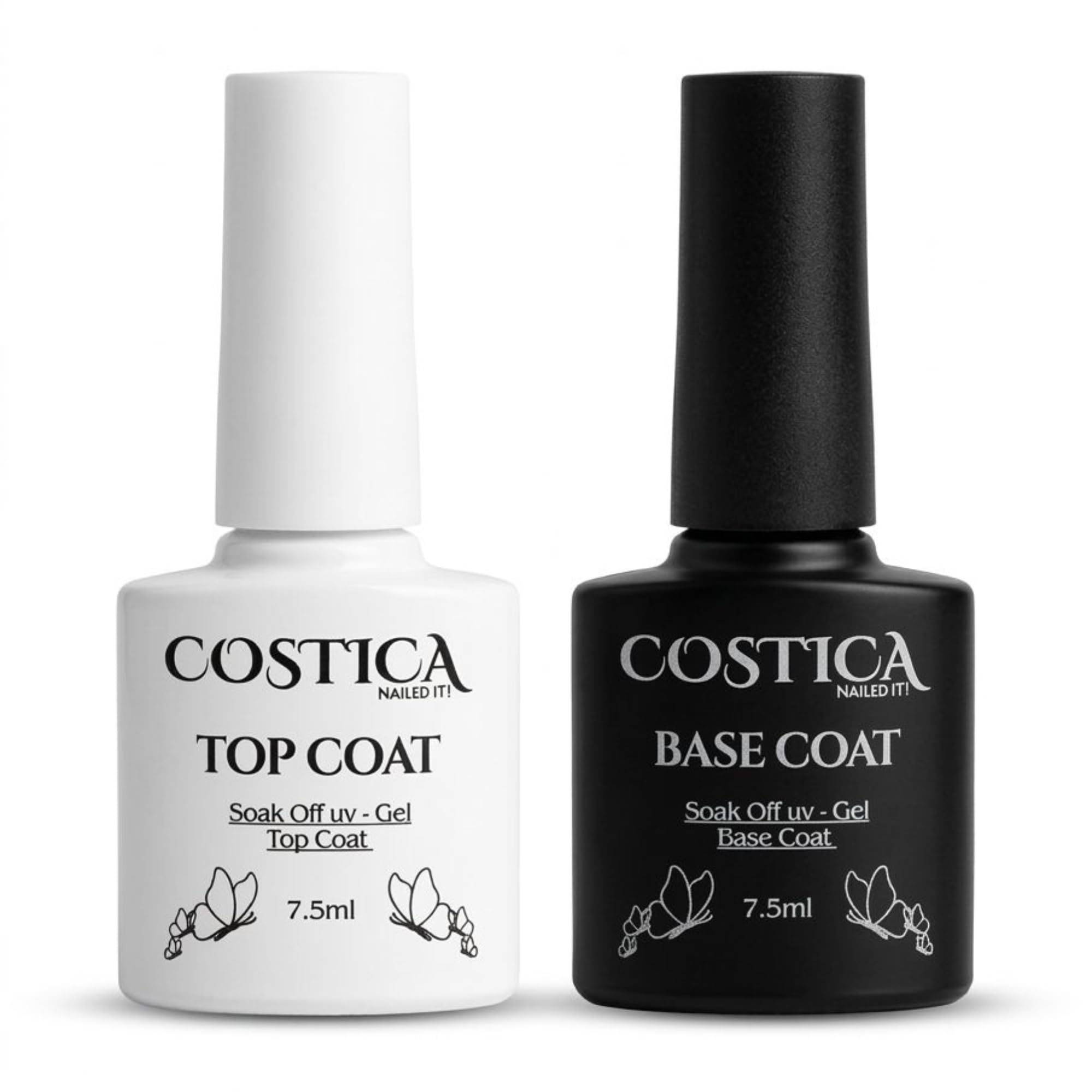 2Pcs 7.5ml Nail Polish Top Coat and Base Coat Set, Fast Drying & Long Lasting Shine Clear Nail Polish, 3 IN 1 Protects Nails, Enhances Glossy and Nourishes Nails-image-32