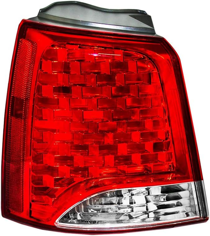 Epic Lighting Rear Brake Tail Light Lens and Housing Assembly Replacement for Kia
