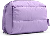 Vista 12 de BAGSMART Elegantes bolsas de maquillaje espaciosas, 01-rosa