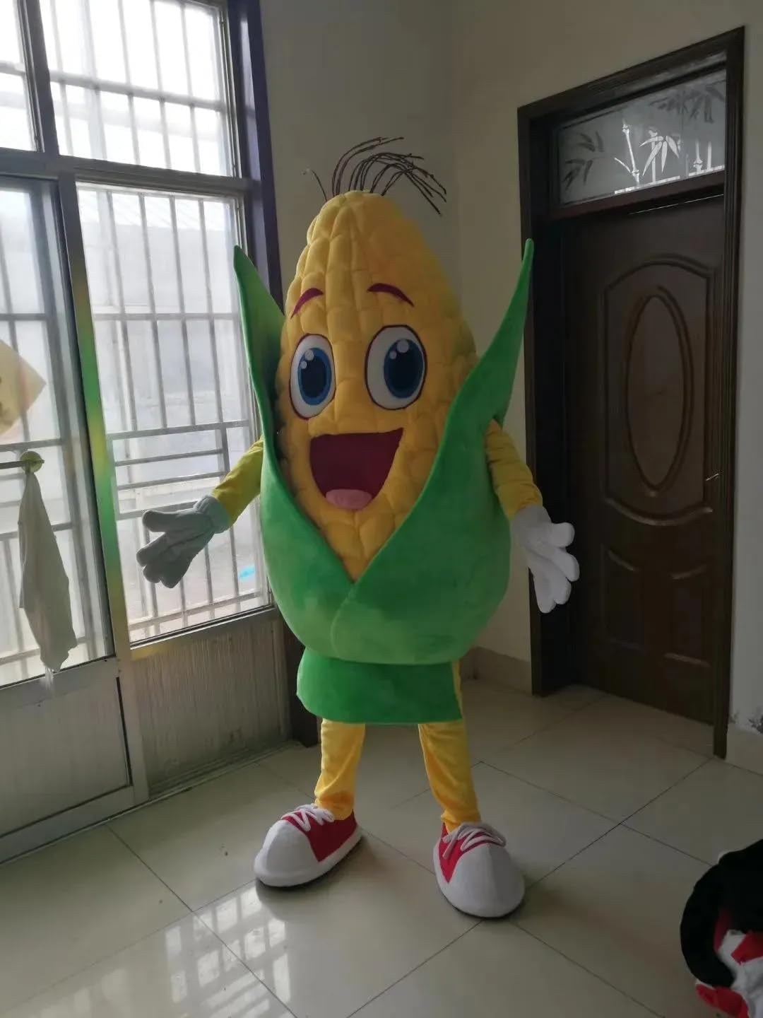 Generic Halloween lovely corn Mascot Costume customize Cartoon food Plush Anime theme character Adult Size Christmas, As Show