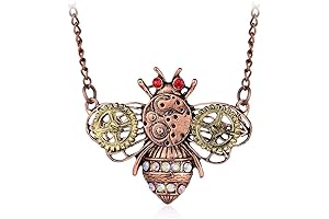 AILUOR Steampunk Gear Pendant Necklace for Men, Gothic Jewelry with a Vintage Punk Vibe