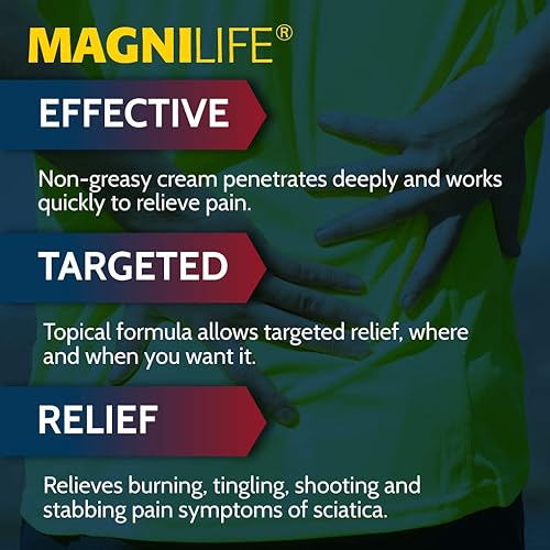 Miniatura 2 de MagniLife Crema para aliviar el dolor de piernas y espalda alivio del dolor de ciática de acción rápida alivia naturalmente los dolores de ardor