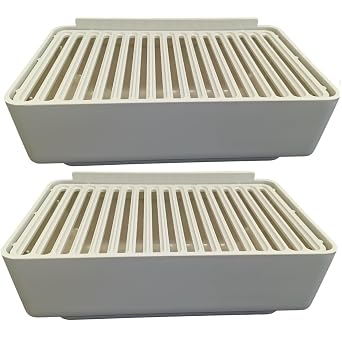 قطع غيار OCS 2-Pack 2231 Drip Pans و2232 Drip Pan Covers لفقاعات Crathco وموزعات المشروبات الباردة | بديل متوافق لـ Grindmaster Cecilware 2231 و2232