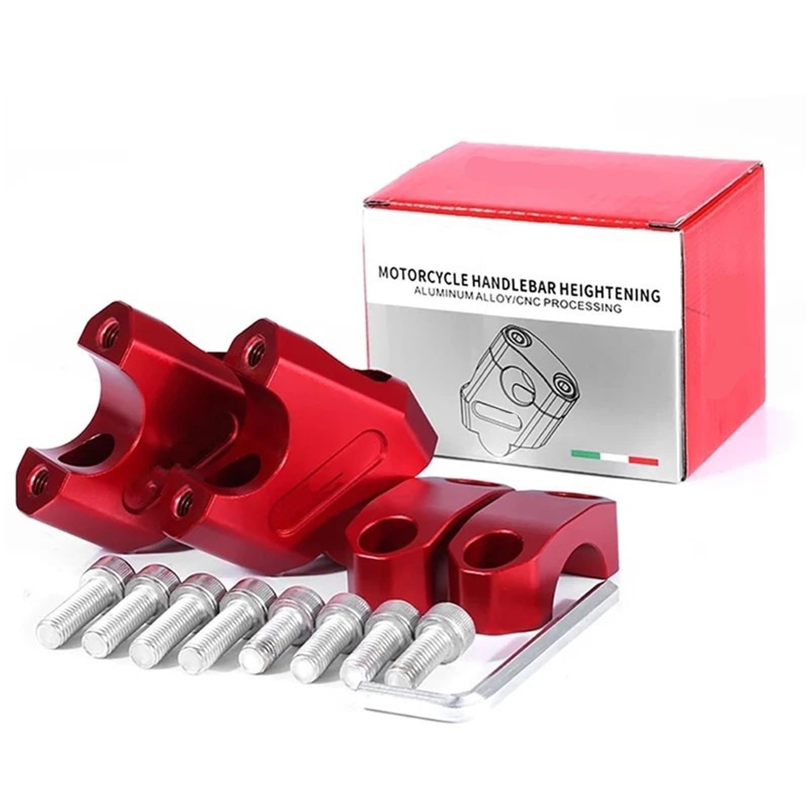 Rehausseur de guidon moto 22 mm 28 Accessoires pour Yamaha pour BMW motos clip-ons