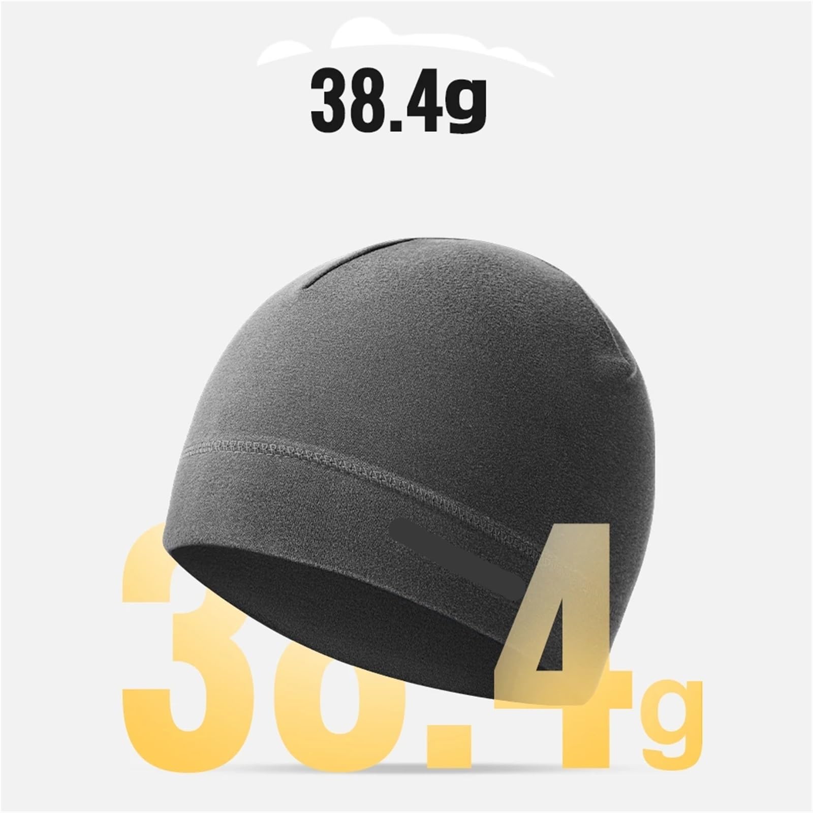 Gorro de Ciclismo Invierno a Prueba Viento, Gorro esquí for Mantener el Calor, cálido for Ciclismo Carretera, Diadema térmica for Deportes al Aire Libre y Nieve, 2 uds para Bici(White)