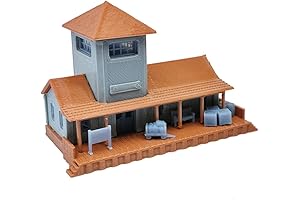 HO Scale Outland Models Small Rural Train Station/Depot 1:220 Z Scale