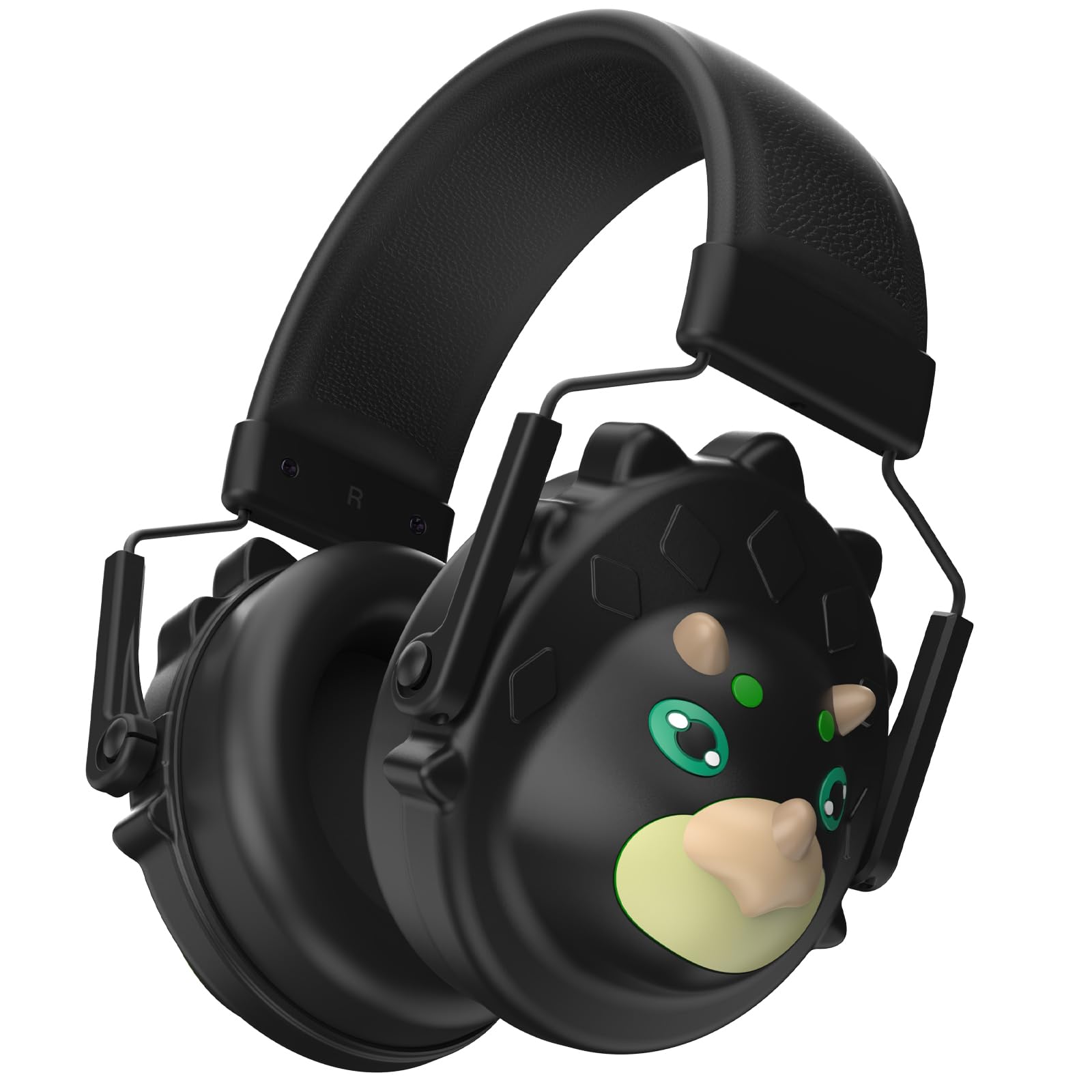 Freeice Noise Cancelling Headphones for Kids, Ear Muffs for Noise Reduction with Dinosaur Shaped, Ear Protection Earmuffs