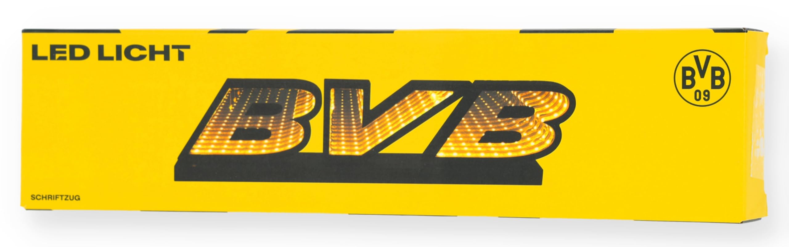 Dortmund Borussia LED Licht - BVB - Dekoleuchte Schriftzug | Lichtdekoration - Plus Lesezeichen Wir lieben Fußball