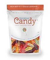 Vista 5 de Only Kosher Candy - Caramelo gomoso kosher a granel sabor melocotón, certificado kosher, paquete de 2 libras