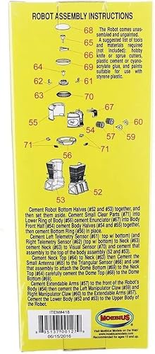 Miniatura 2 de Kit de modelo de robot perdido en el espacio, kit de construcción de bricolaje