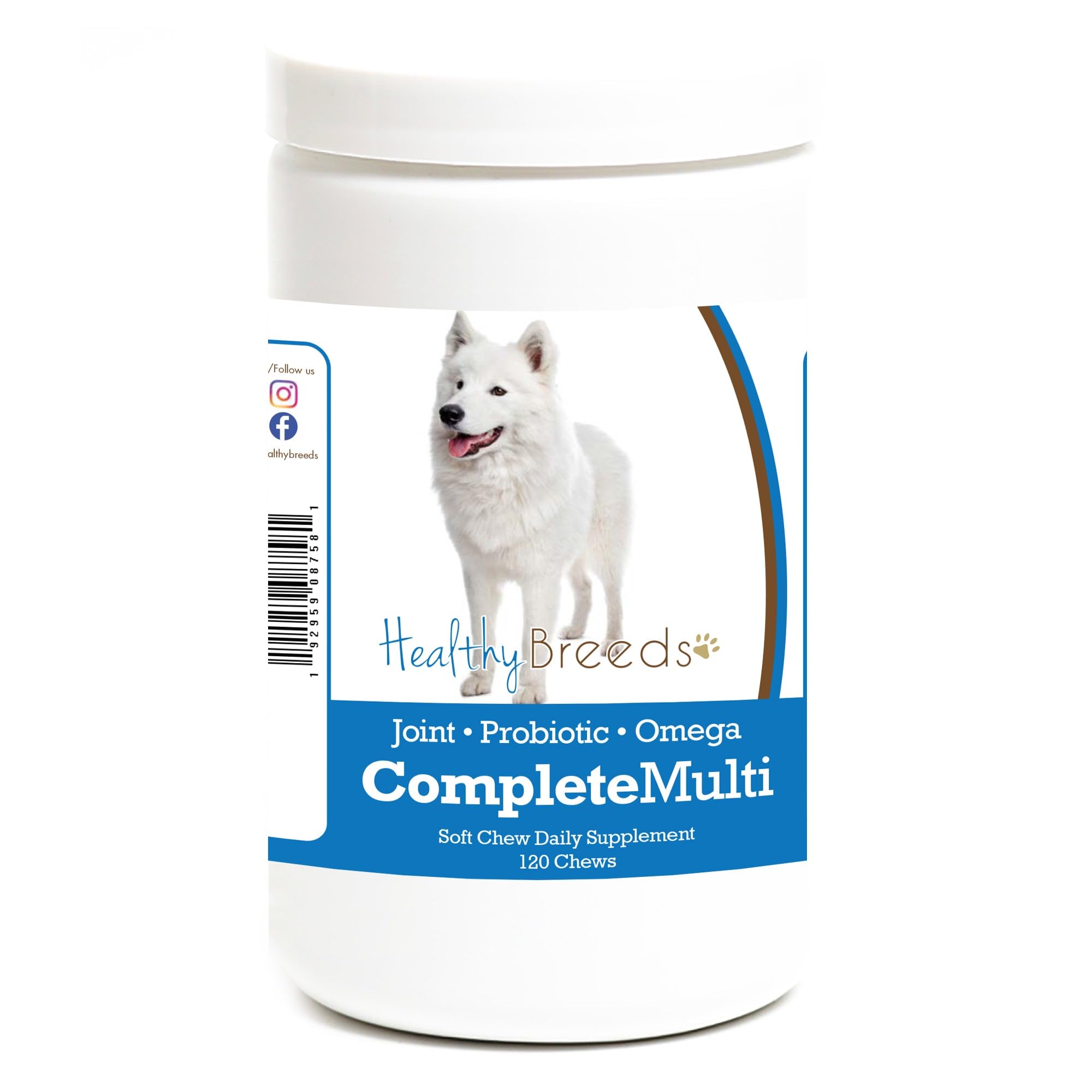 Healthy Breeds Samoyed All In One Multivitamin Soft Chew 120 Count