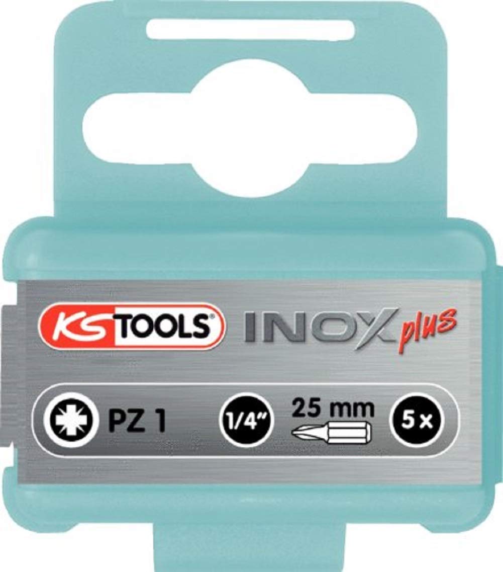 KS Tools 911.7739 75mm PH3 1/4-inch Classic Bits (5 Pieces), Silver, Pack of 5