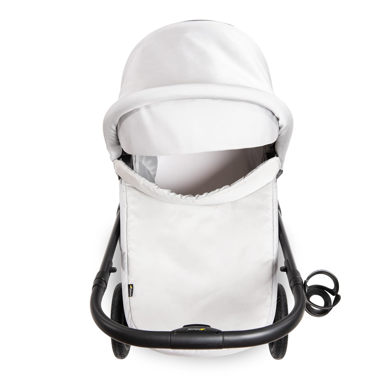 hauck Babywanne für Saturn R & Marks Kinderwagen, für Babys ab Geburt bis 9 kg, mit Matrazte, Sonnenverdeck, Belüftungsfenster, Klein Zusammenklappbar (Denim/Silver)