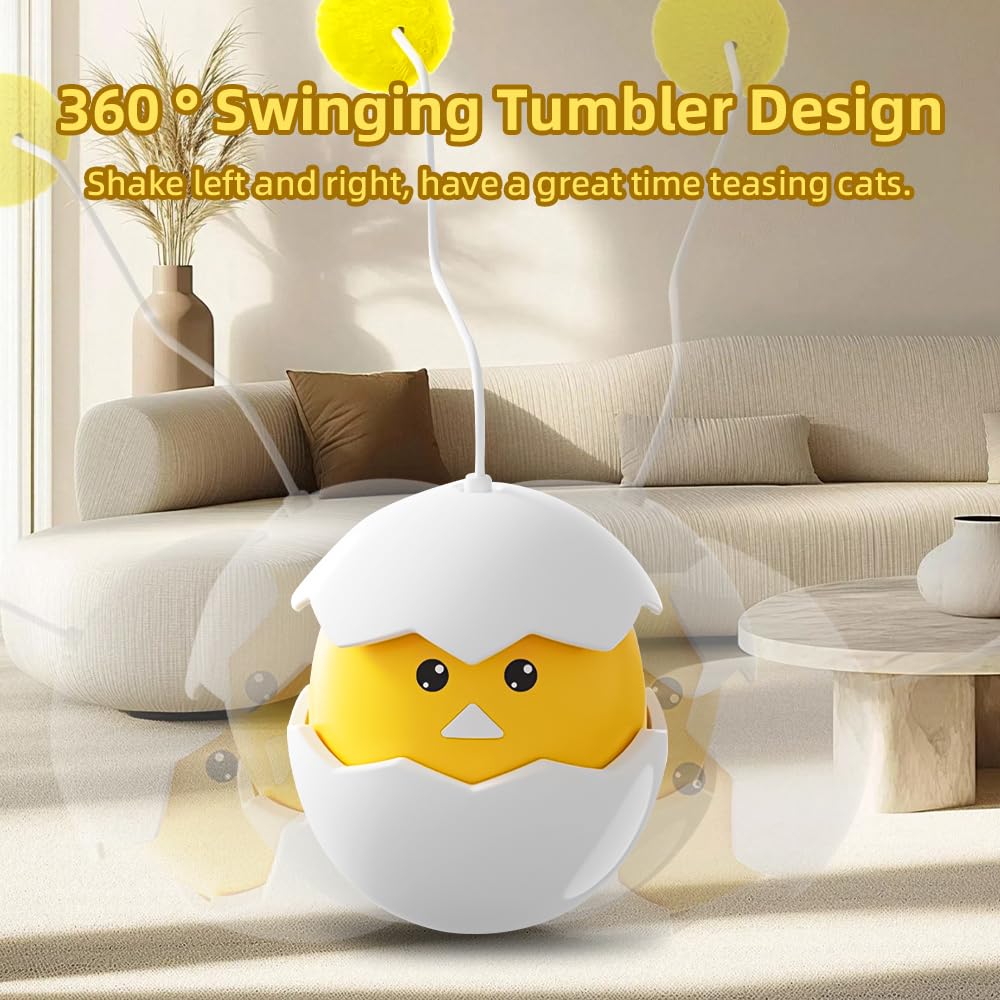 Mesen Cat Toy Funny Tumbler Interactive Balls - Image 3