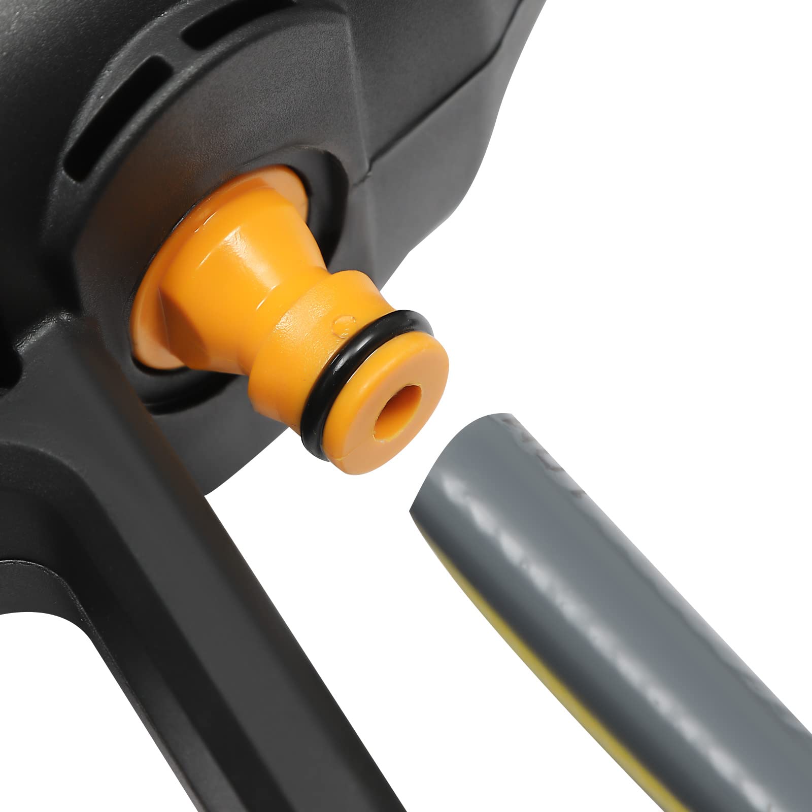 Limpiador de alta presión inalámbrico, 350 W, 36 V, batería para coche y jardín, 330 rpm, limpiador de alta presión portátil con 2 motores, pistola de agua de alta presión portátil, máquina de