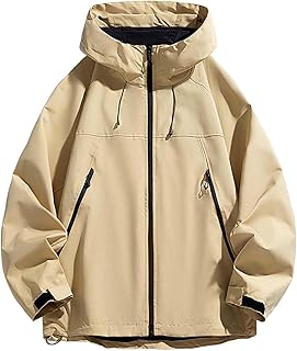 マウンテンパーカー メンズ 防水 撥水 秋服 マウンテンジャケット フード付き 薄手 軽量 ライトアウター 防風 ウインドブレーカー ブルゾン 防寒着 ジャンパー 上着 アウトドア アノラック キャンプ 登山 釣り 春 秋 冬