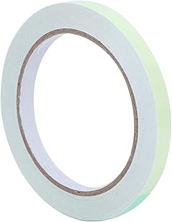 Oumefar Green Luminous Tape, Glow in The Dark Tape 0.4Inch x 33Ft Luminous Tape Sticker Self-Adhesive Luminous Warning Tape Waterproof Fluorescent Tape for Night Decorations, Outdoor Sports