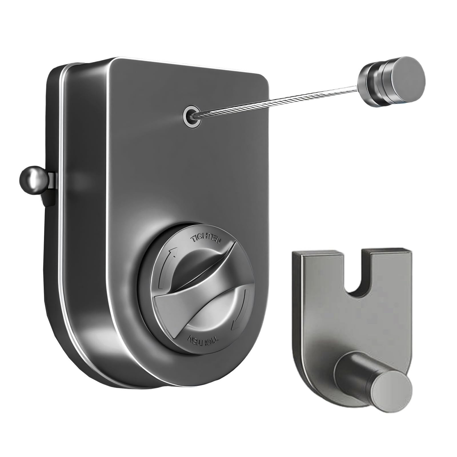 LUCKGONI Automatic Retractable Clothesline Featuring Strong Metal Wire And Anti Sag Function For Indoor Outdoor Use