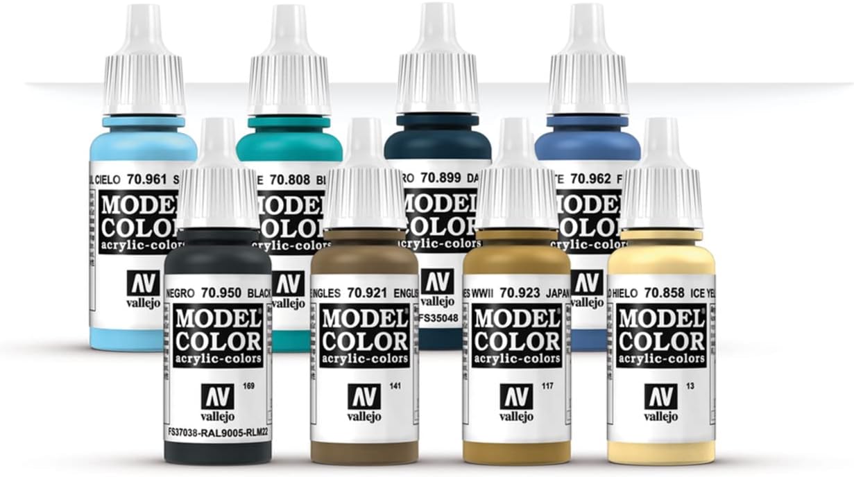 Vallejo AV Model Color Set - Infinity O-12 Exclusive,VAL70239, 17 ml (Pack of 8)