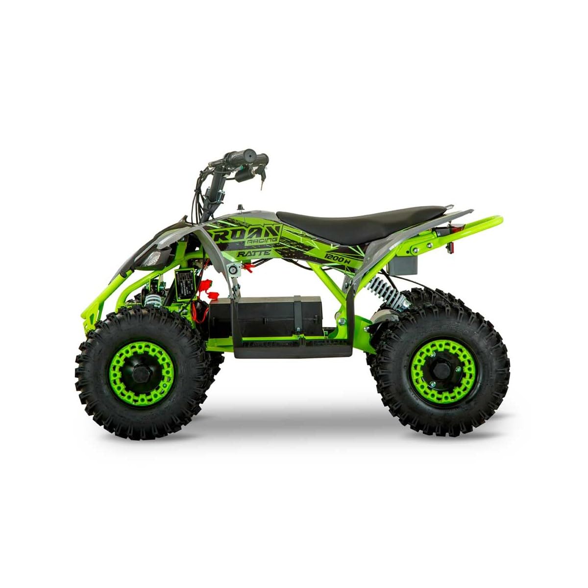 Miniquad elettrico Roan-Ratte 1200 48 V, Verde