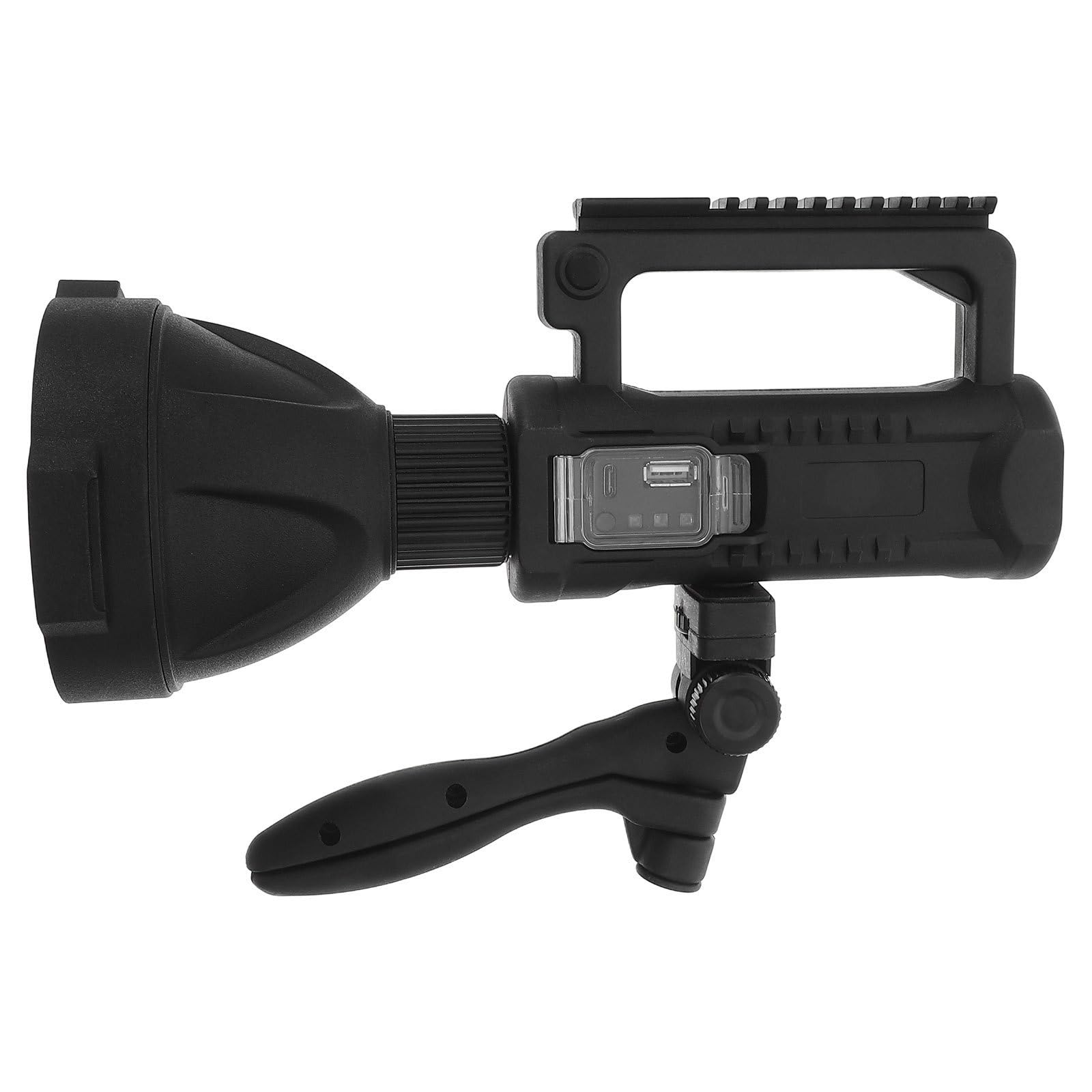 BESTOYARD Torcia Portatile da Esterno P70 Led, Ricarica Usb, Nero | 8000mah, Plastico Leggero, e Resistente a Usura e Cadute, per Backpacking e Camping