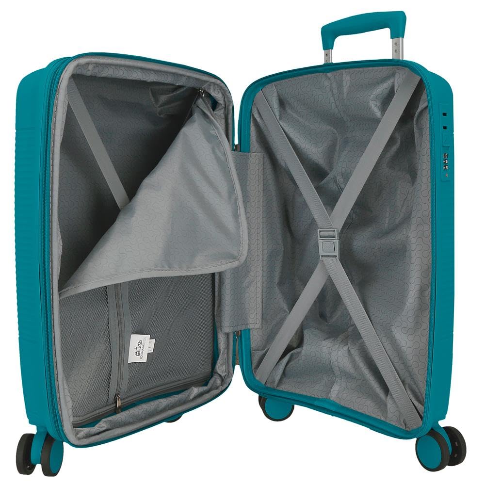 Roll Road Acadia Maleta Fabricada en Polipropileno Cierre TSA 4 Ruedas expandible 5cm Equipaje de Mano