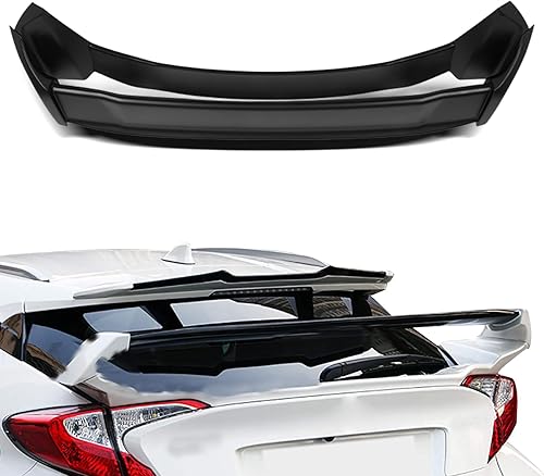 Miniatura 10 de SCITOO Universal Negro Ventana Trasera Superior Techo Alerón Ala Exterior Accesorios Kits de Estilo