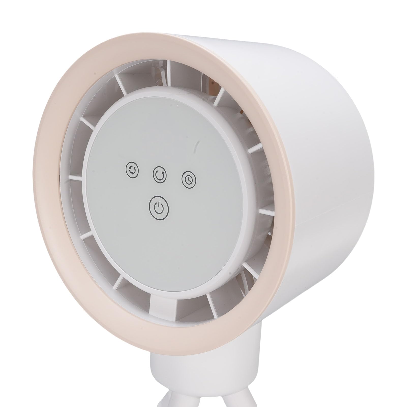 Ventilatore per Passeggino a Batteria con Display Digitale, Ventola con Clip per Oscillazione a 360 Gradi, Ventola Flessibile per Treppiede Portatile Ricaricabile da 4000 MAh per