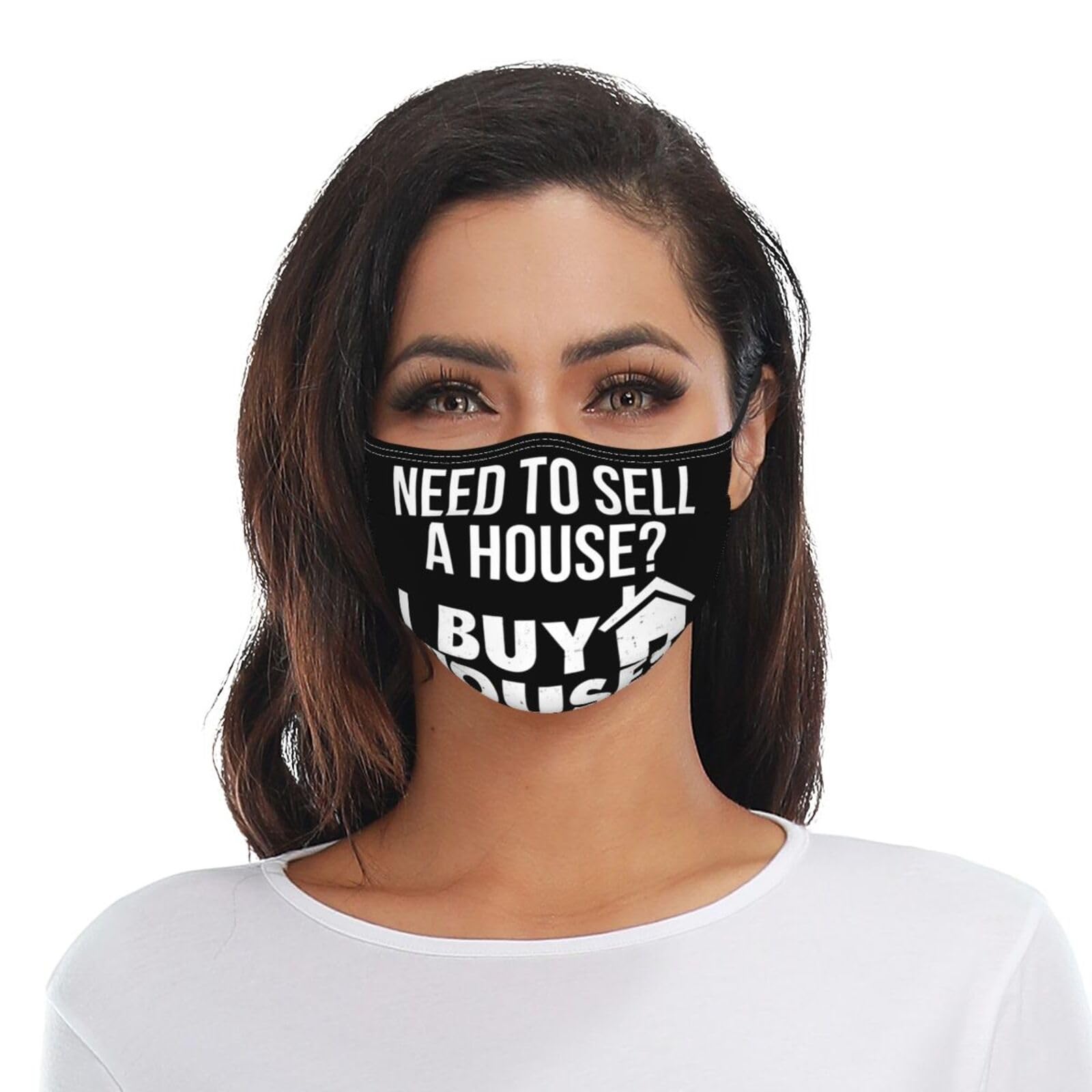 I Buy Houses Adult Dust Mask Adjustable Dust Face with 2 Filter55