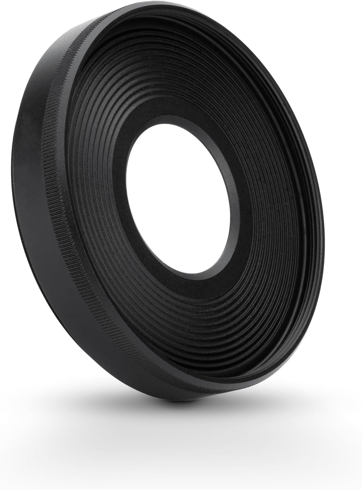 Metal Lens Hood for Canon RF 28mm f/2.8 STM Lens on Canon EOS R50 R100 Camera Replaces Canon EW-55, Compatible with 55mm Filter or Lens Cap