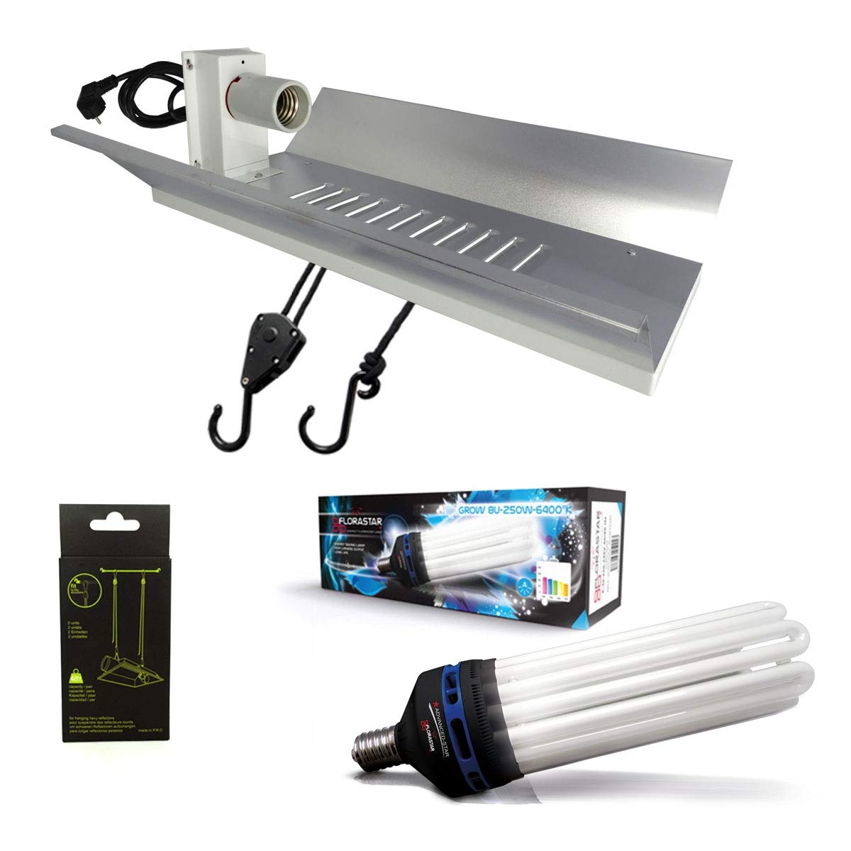 Kit lampe CFL 250W Croissance - FLORASTAR
