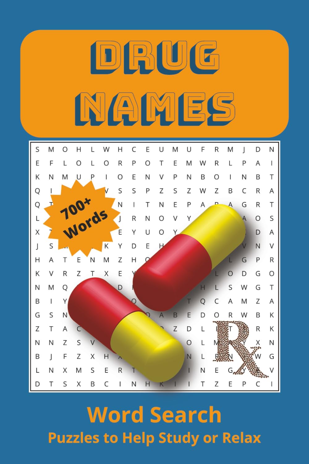 Drug Name Riddles Drug Names Word Search Puzzle Book: Easy to Read Print about Medication ...