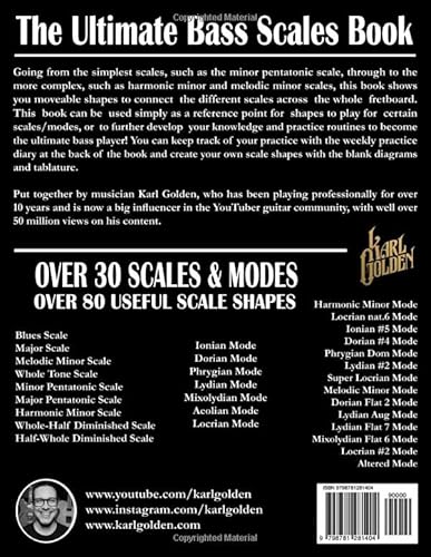 The Ultimate Bass Scales Book: A must have for every bass player!: 1