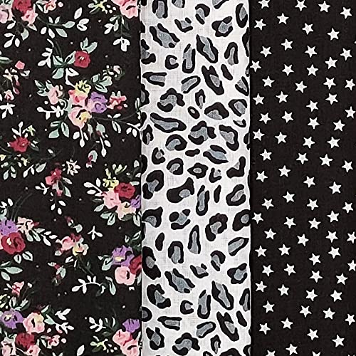 Cartisanat Fat Quarters Fabric Bundles，12 Pcs (20In X 20In / 50Cm X 50Cm) Sewing Patterns Quarter Precut Fabrics For Quilting Squares Scraps Top Cotton Material Bundle Patchwork Diy Crafting Floral A #TOP5