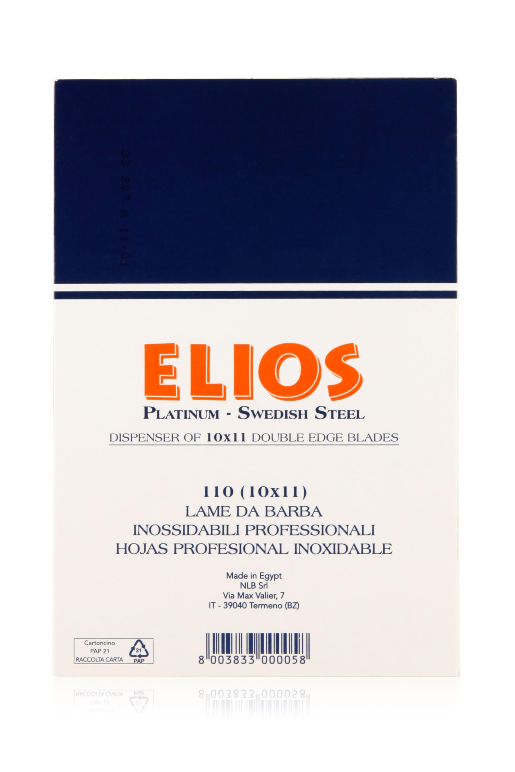 Elios Inoxidable żyletki, 100 sztuk