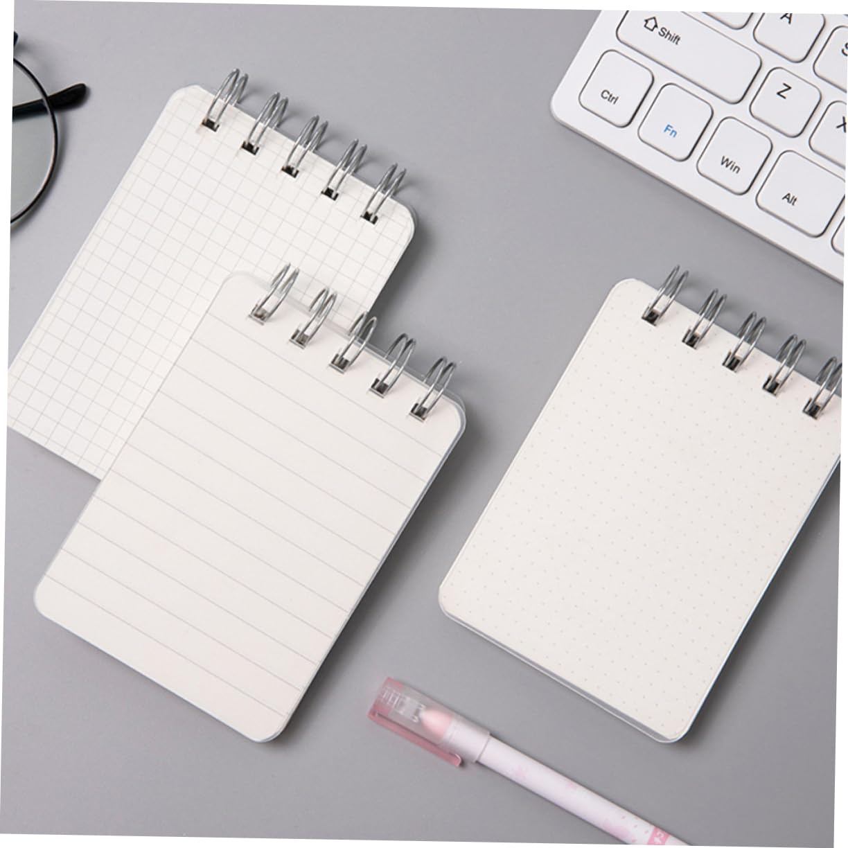 VILLCASE 5 Ensembles Mini Carnet De Notes Petits Carnets En Vrac Le Carnet Mini Bloc-Notes Bloc-Notes De Poche Cahiers Pour L'École Mini Carnet Vierge Sous Vide Cahier À 4 pièces * 5
