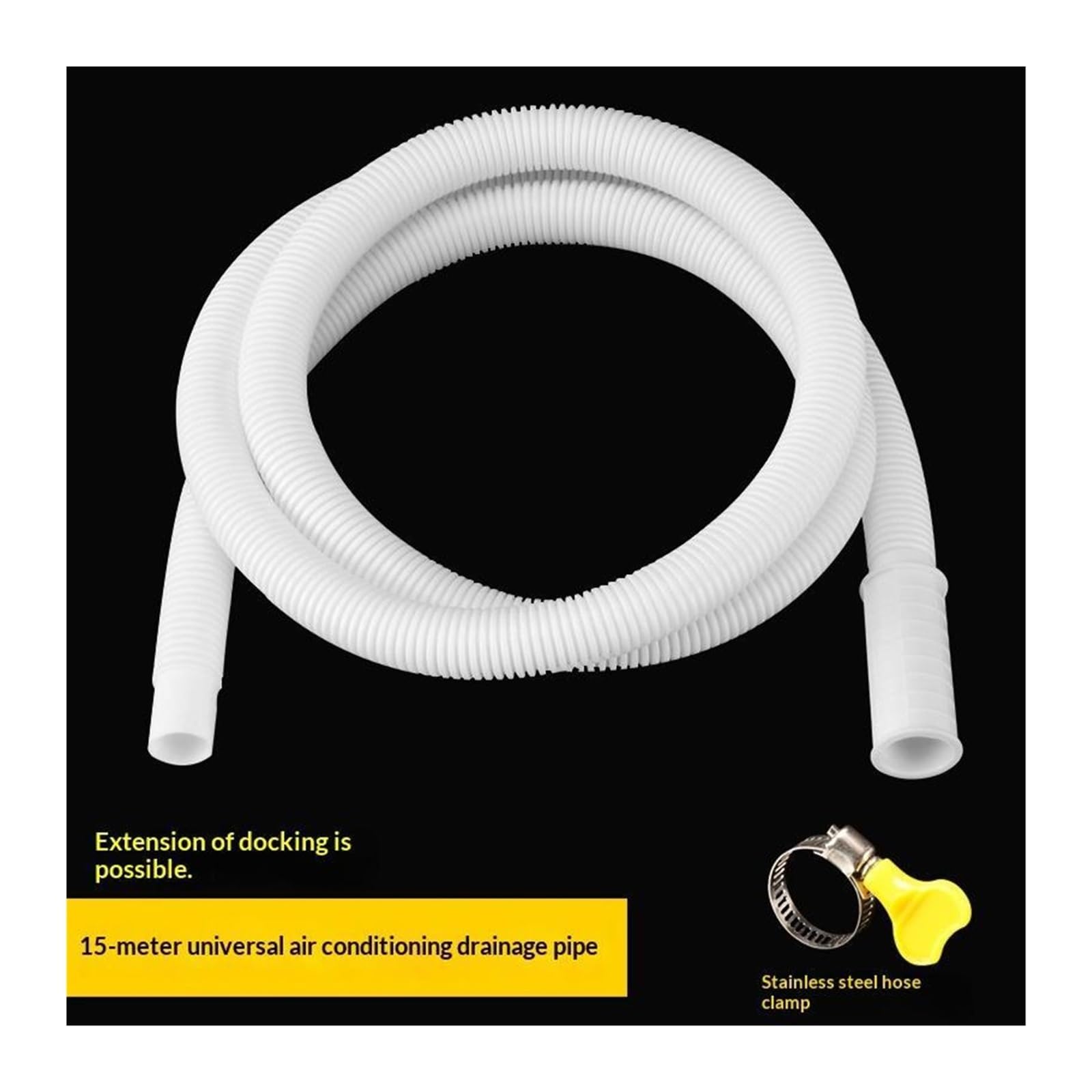 Tubo Condensa Condizionatore Pipe Weep Aircon Hose Aircon | Water Drain Air Conditioner Drain Extension Pipe Drop Hose Lengthen And Thicken(15m)