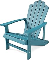 Vista 9 de Adirondack - Sillas resistentes a la intemperie, silla de hoguera para patio, sillas de exterior resistentes, sillas de césped, fácil montaje, 350