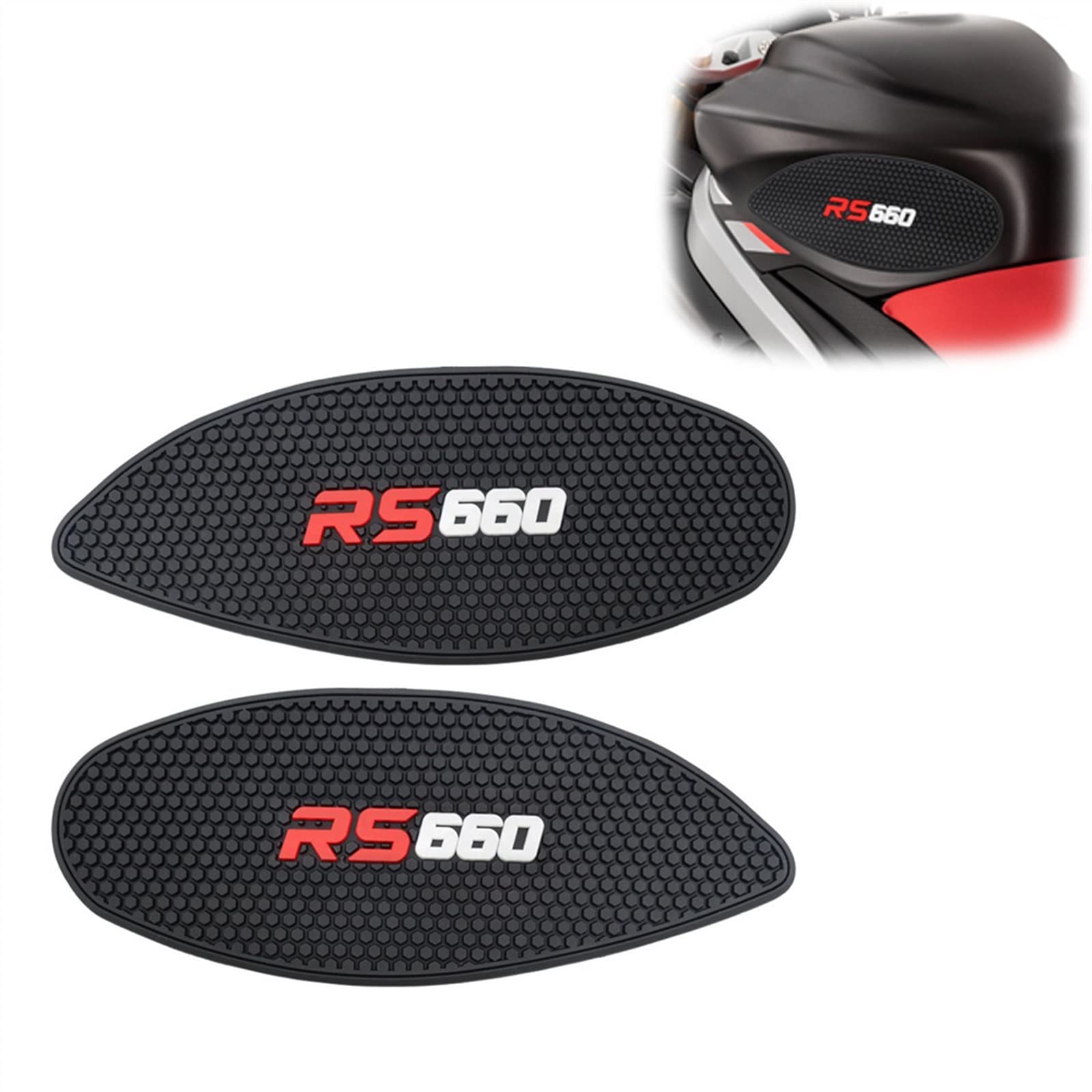 YZXOOP Tankpad Für Aprilia RS 660 - Rutschfester Tankschutz Aufkleber 2020-2022 - Schützt Deinen Lack