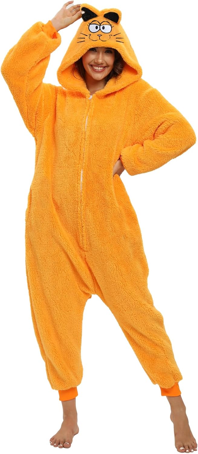 Adult Onesie Pajamas Animal One Piece Costume Halloween Cosplay for Women Men