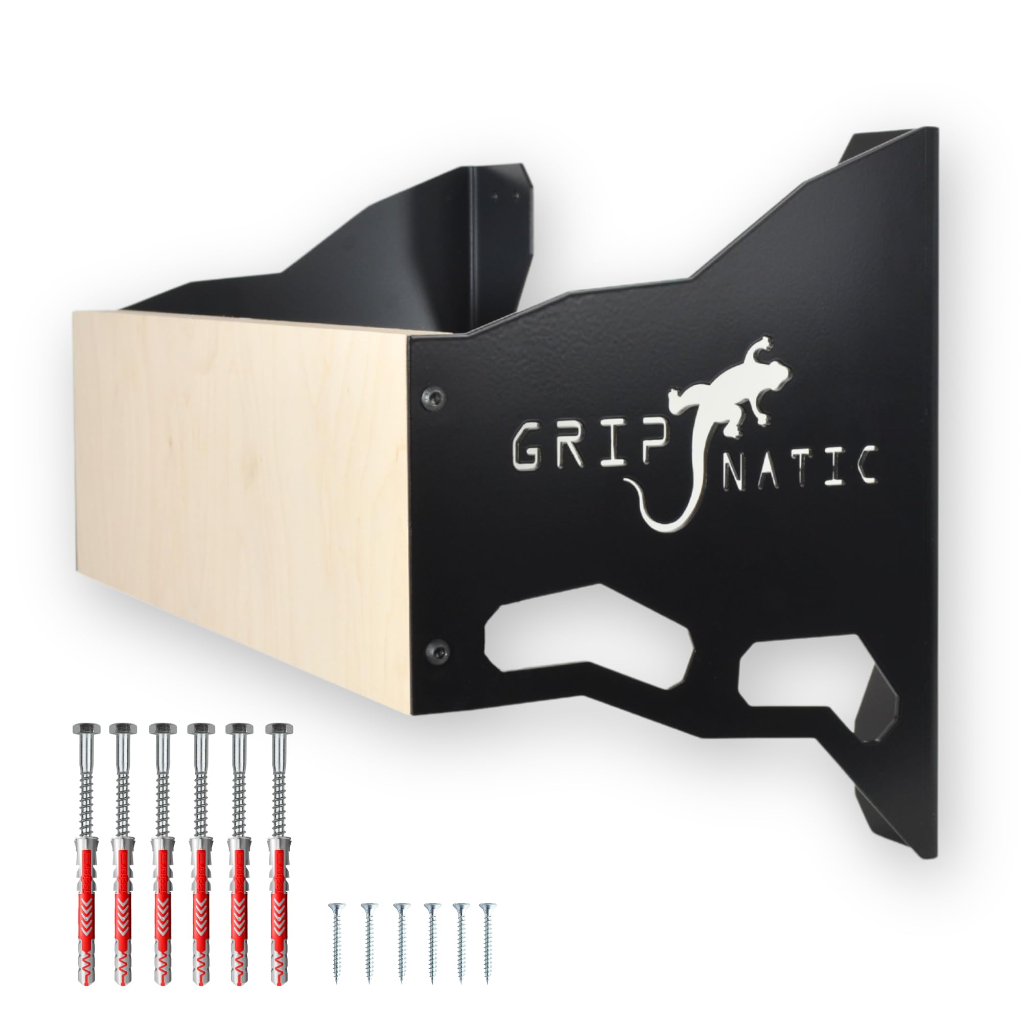 Supporto da Parete per hangboard – Staffa a Muro per Tavole da Arrampicata – Compatibile con Fingerboard Standard – capacità di carico 120 kg