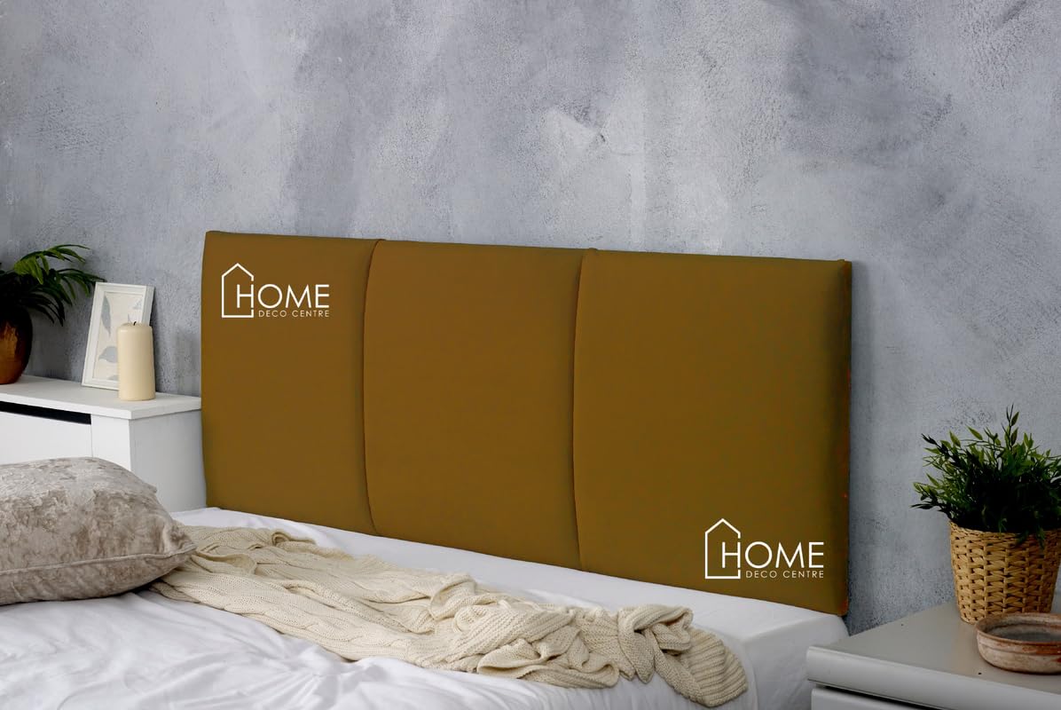 CROWNBEDS DIVAN HEADBOARD-PLUSH VELVET 20 INCHES HEIGHT SUPER PADDED ALTON HEADBOARDS FOR LUXURY BEDS