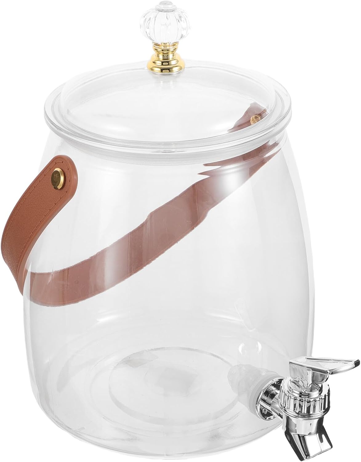 Beverage Dispenser with Faucet 3.2l Plastic Cold Water Container Drink Dispenser for Home Kitchen and Outdoor Use Random Color