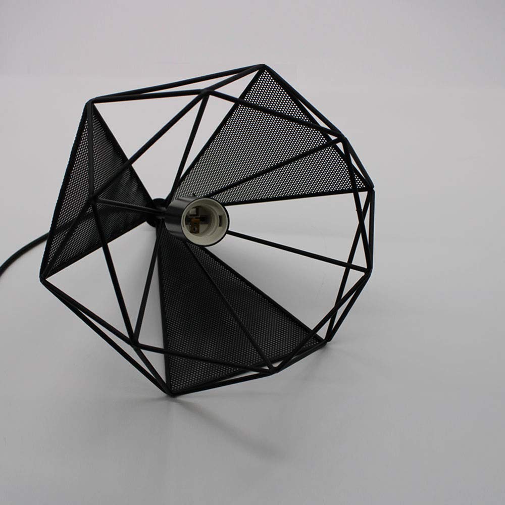 Industrielle Hängeleuchte – Vintage-Design, Schwarz, E27, 25 Cm – Für Wohnzimmer, Küche, Café
