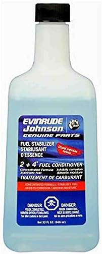 BRP Evinrude Johnson 2+4 766210- Acondicionador para combustible, 32 ozcuarto de galón.