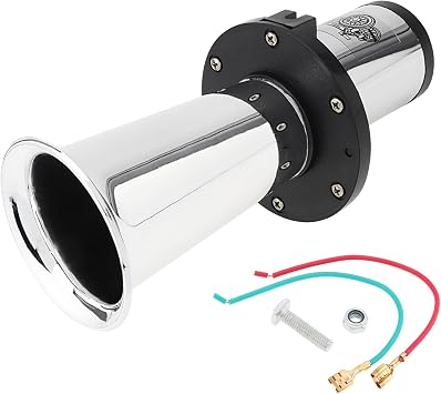 OOGA Air Horn Classical Car Horn Car Truck Auto Antique Ahooga Vintage Classic Old Style School Chrome 110dB 12V